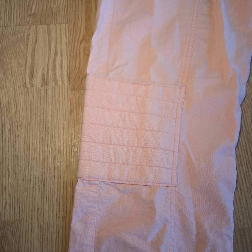 Vintage 80s Taylor II by Sandra Taylor Coral Cotton Jogger Pants Small USA Made - Picture 5 of 7